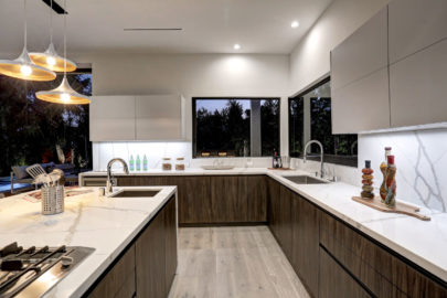 sleek kitchen design