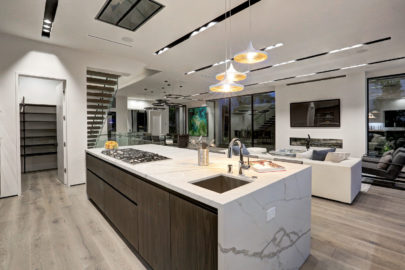 ultra sleek modern kitchen